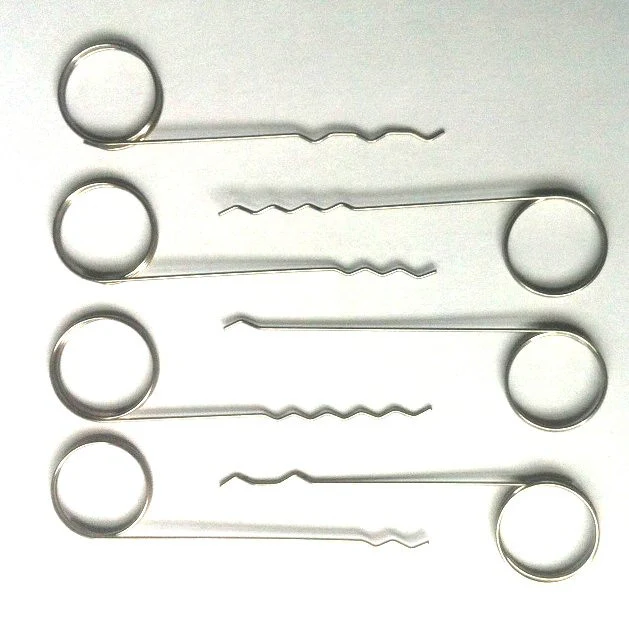 7 Piece Small Keyway Finger Lock Rakes - Mini Rakes - Image 3