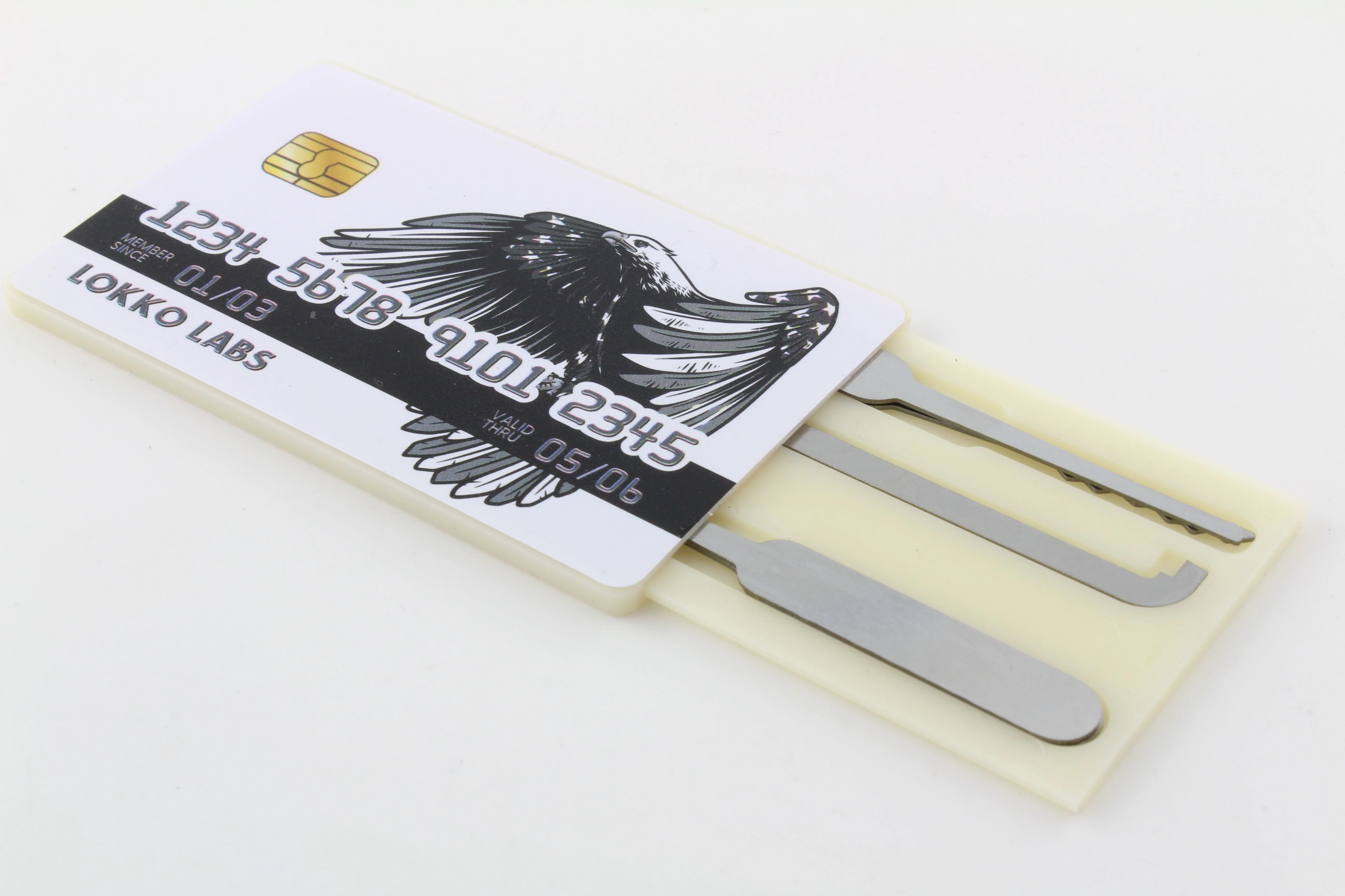 Credit Card Lock Pick Set PLUS: Top of Keyway Wrench + 4 Picks - Image 10