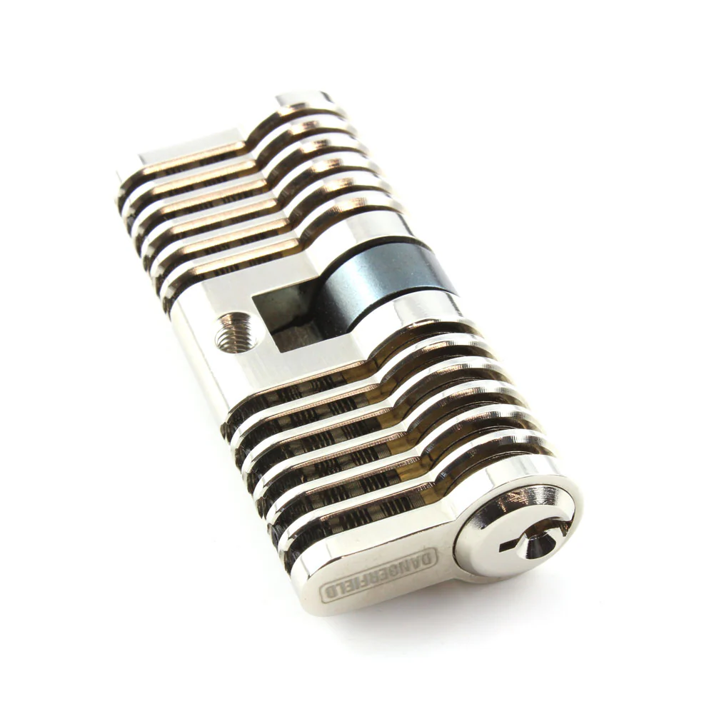 Dangerfield Aerospace Cutaway Practice Lock +Pins and Tweezers - Repinnable, Configurable Solid Metal Training Lock - Image 5