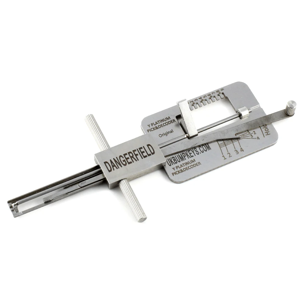 Dangerfield Lishi-Style Yale Platinum 3 Star Dimple Lock Pick + Decoder - Image 8