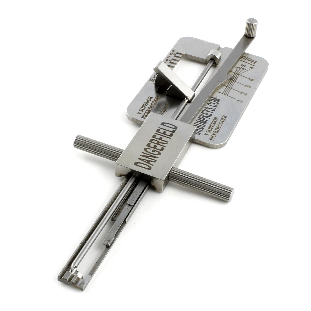 Dangerfield Lishi Style Yale Superior 1 Star Dimple Lock Pick + Decoder - Image 3