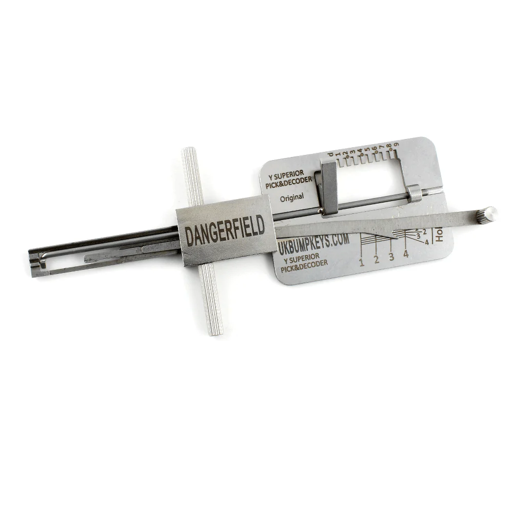 Dangerfield Lishi Style Yale Superior 1 Star Dimple Lock Pick + Decoder - Image 5