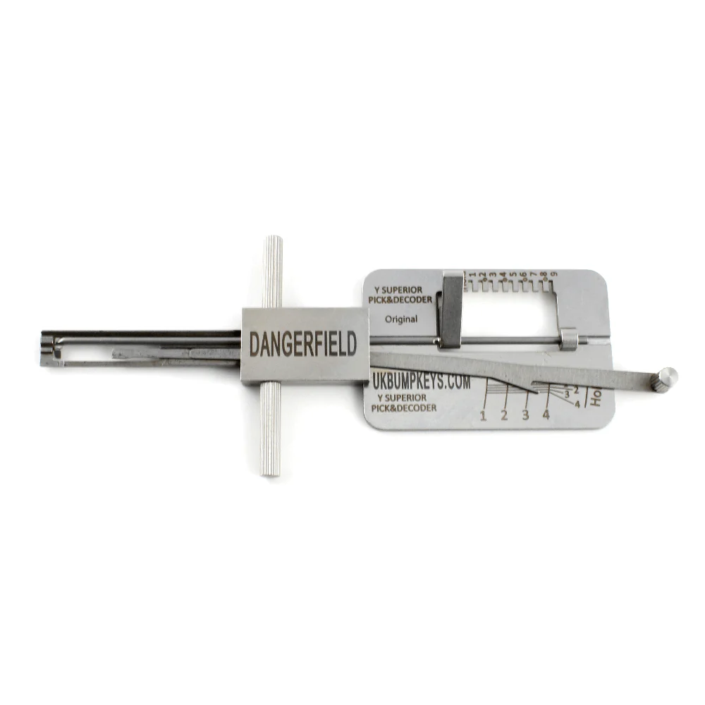 Dangerfield Lishi Style Yale Superior 1 Star Dimple Lock Pick + Decoder - Image 6