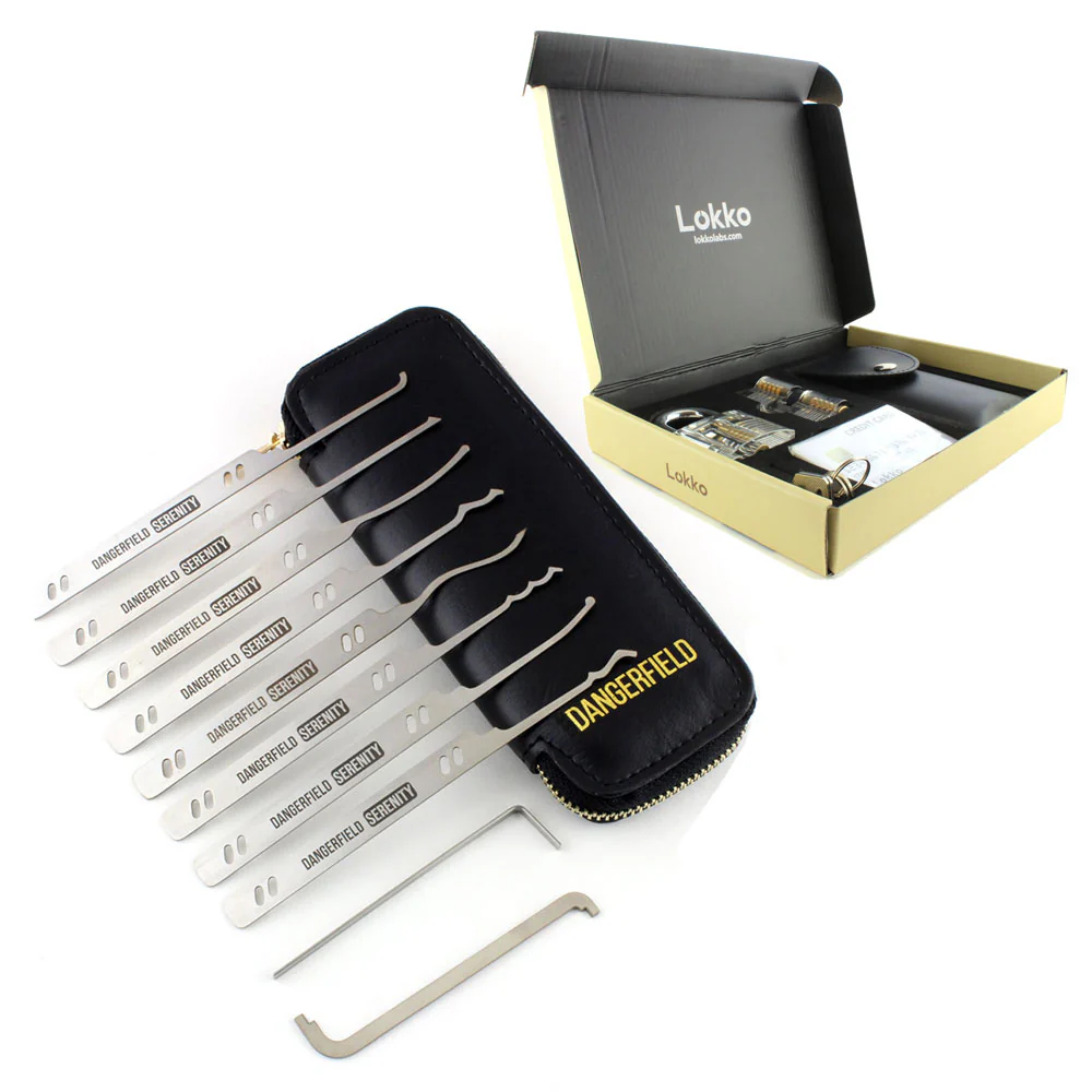 Dangerfield Serenity Beginners Lock Pick Set + Leather Wallet - Image 11