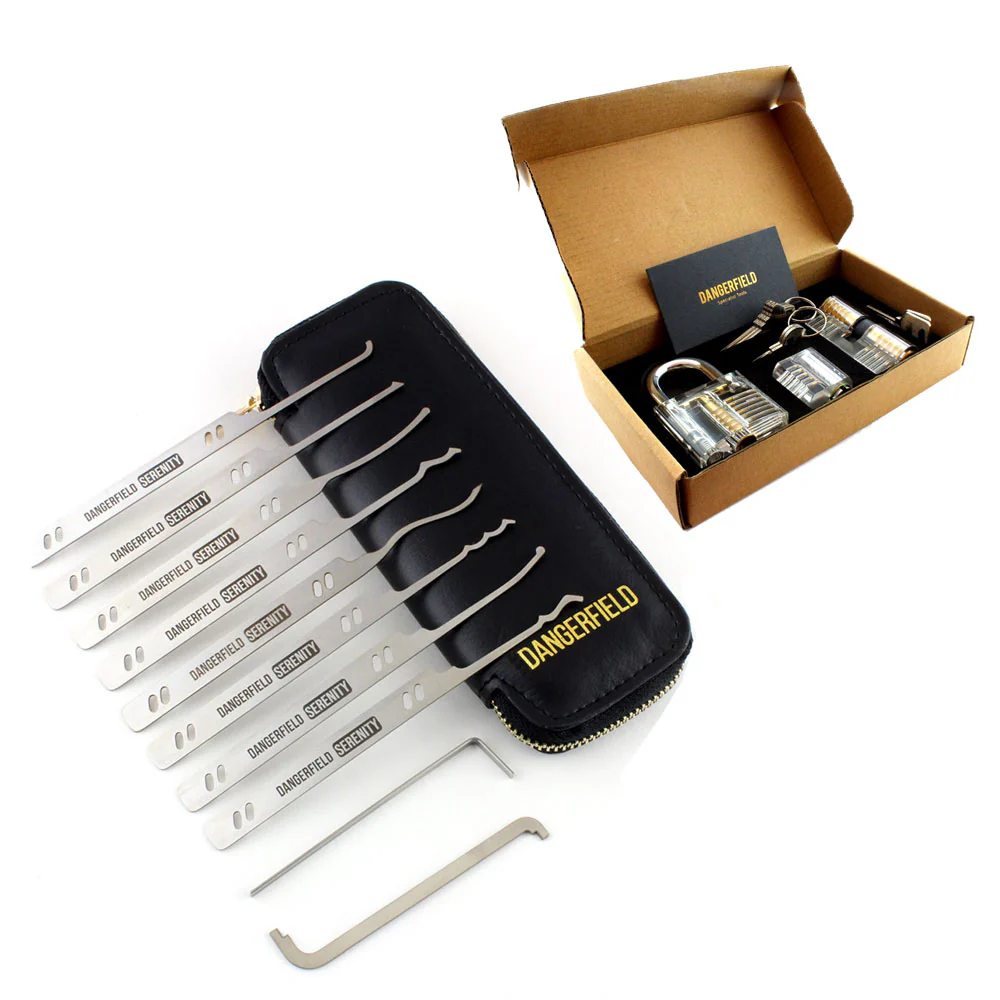 Dangerfield Serenity Beginners Lock Pick Set + Leather Wallet - Image 12