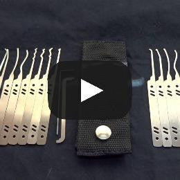 Dangerfield Serenity Beginners Lock Pick Set + Leather Wallet - Image 9