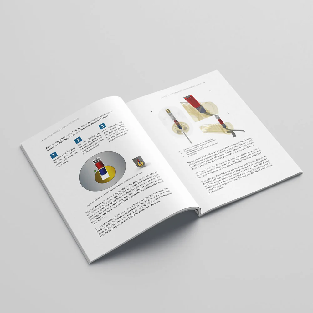 How to Pick Locks - detailed glossy Beginners Book / Booklet - a perfect guide for Dummies! - Image 3