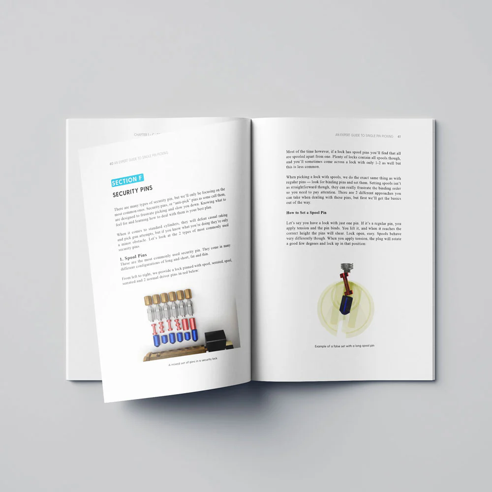 How to Pick Locks - detailed glossy Beginners Book / Booklet - a perfect guide for Dummies! - Image 5