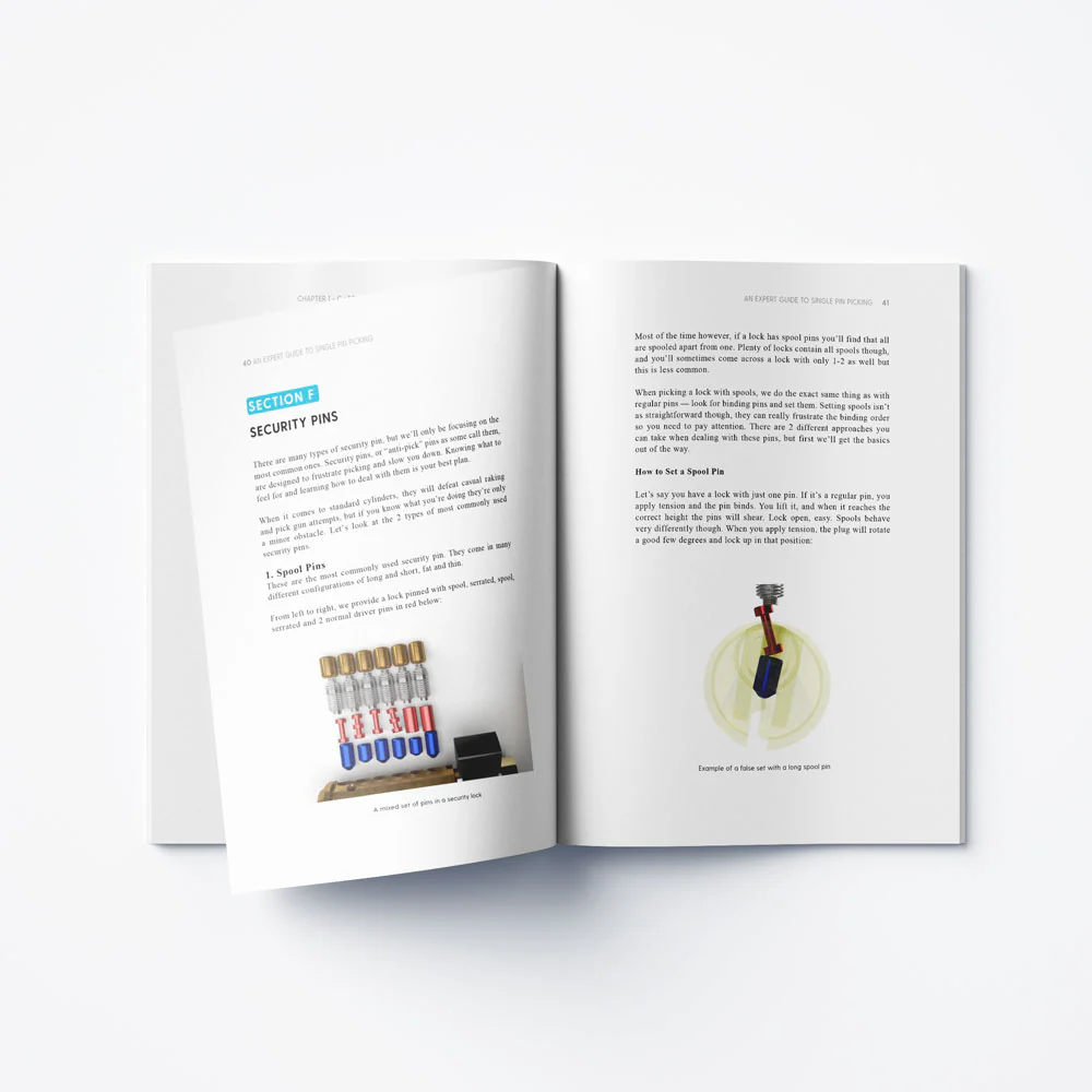 How to Pick Locks - detailed glossy Beginners Book / Booklet - a perfect guide for Dummies! - Image 7