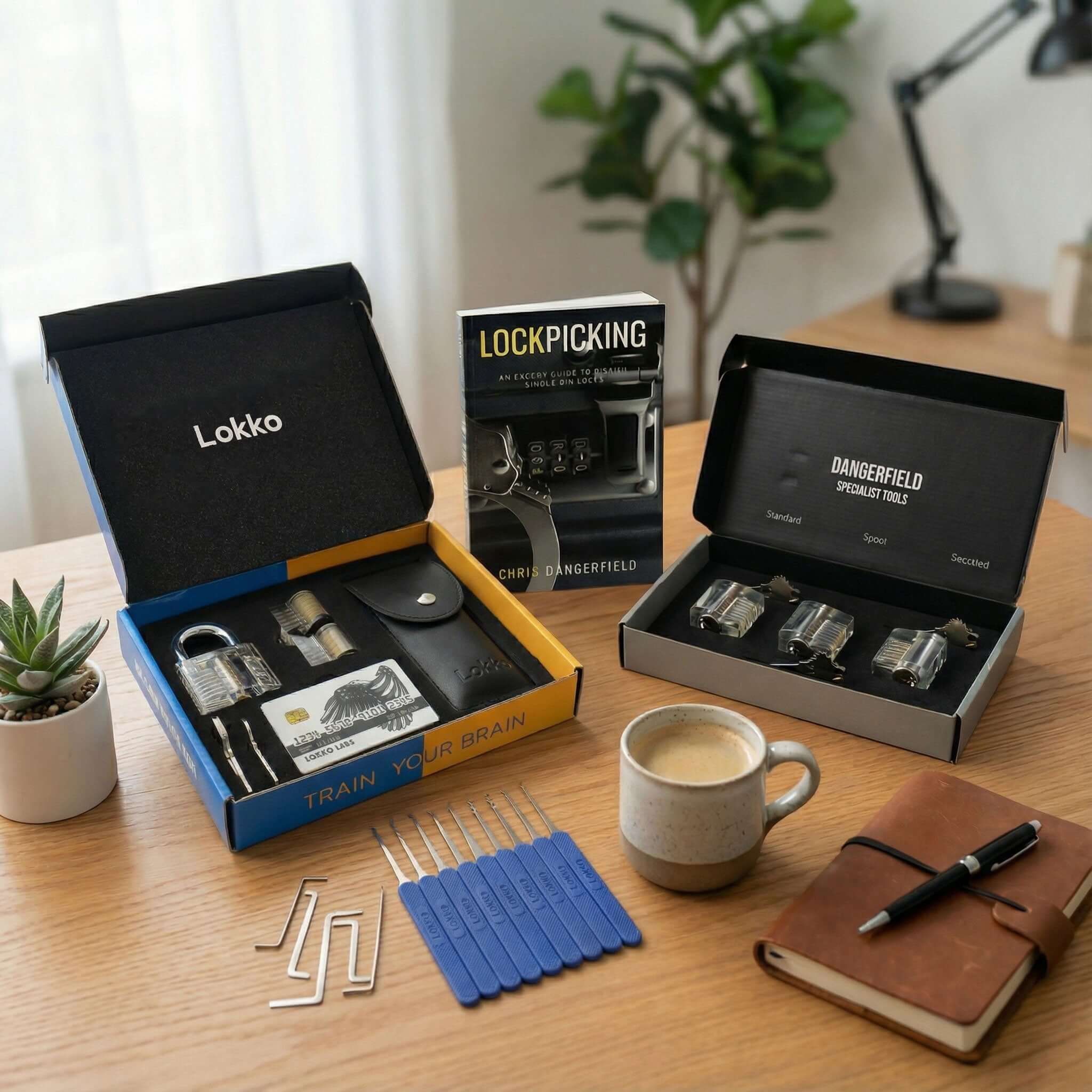 Beginners Lock Pick Set in a box: Complete Lock Pick Kit, Spy Card Kit + Practice Locks and Dummies guide by Lokko - Image 12