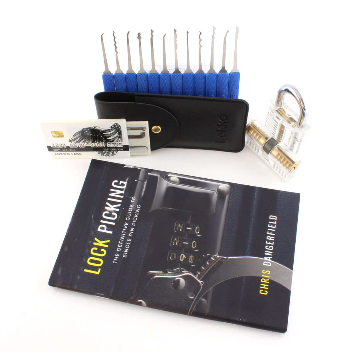 Beginners Lock Pick Set in a box: Complete Lock Pick Kit, Spy Card Kit + Practice Locks and Dummies guide by Lokko - Image 14