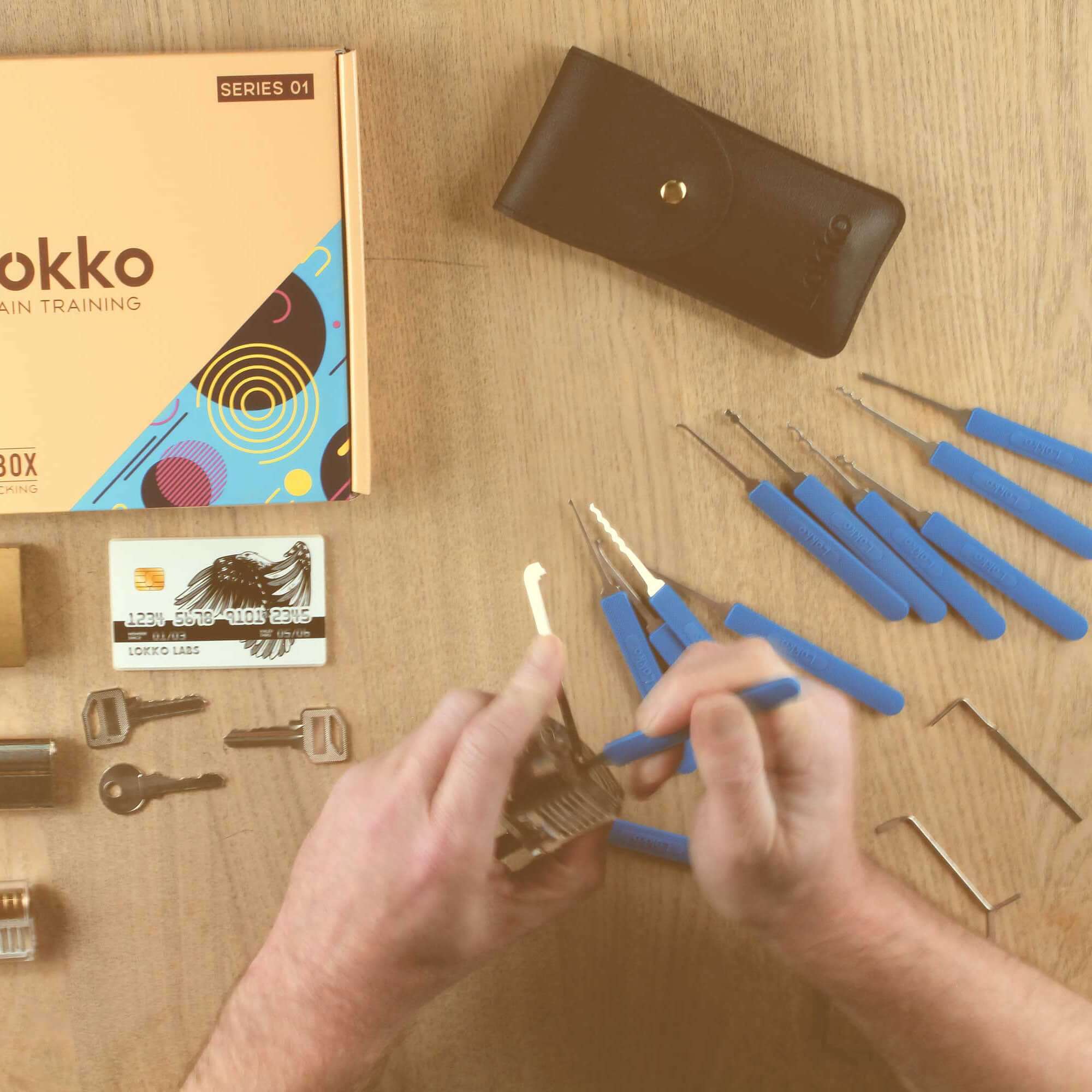 Beginners Lock Pick Set in a box: Complete Lock Pick Kit, Spy Card Kit + Practice Locks and Dummies guide by Lokko - Image 16