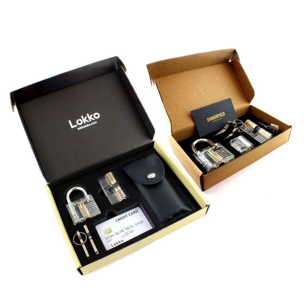 Beginners Lock Pick Set in a box: Complete Lock Pick Kit, Spy Card Kit + Practice Locks and Dummies guide by Lokko - Image 17