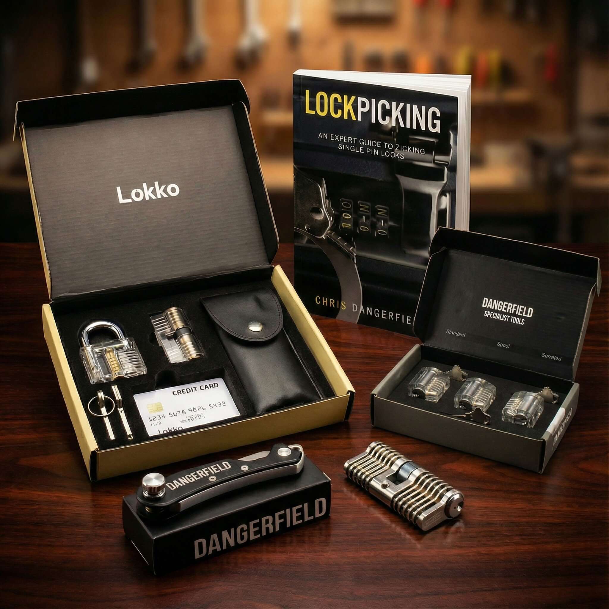 Beginners Lock Pick Set in a box: Complete Lock Pick Kit, Spy Card Kit + Practice Locks and Dummies guide by Lokko - Image 18