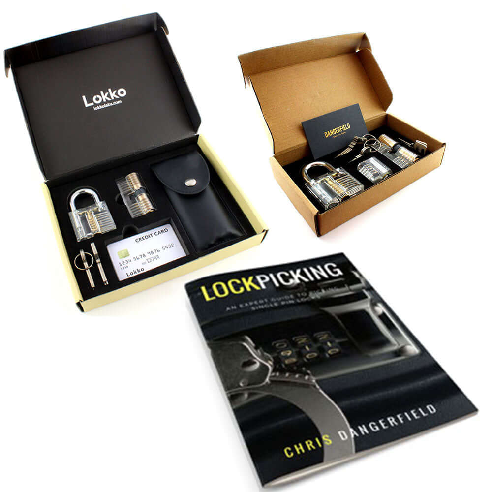 Beginners Lock Pick Set in a box: Complete Lock Pick Kit, Spy Card Kit + Practice Locks and Dummies guide by Lokko - Image 9