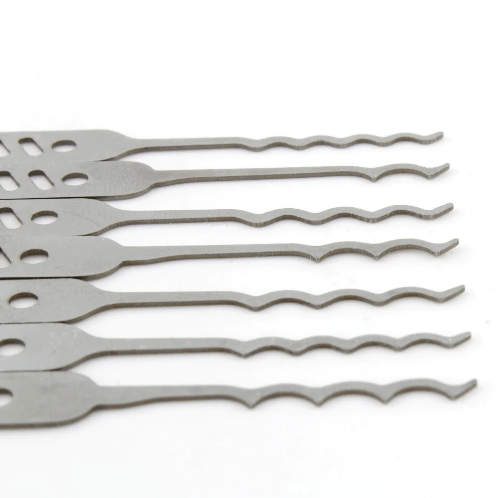 Dangerfield Nano SLIMLINE Covert Lock Pick Rake set - 0.6mm + Leather wallet - Image 4