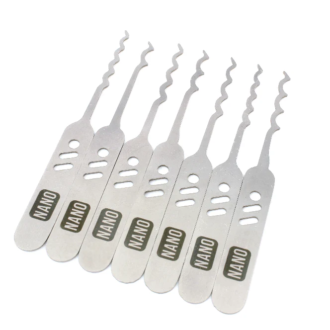 Dangerfield Nano SLIMLINE Covert Lock Pick Rake set - 0.6mm + Leather wallet - Image 7